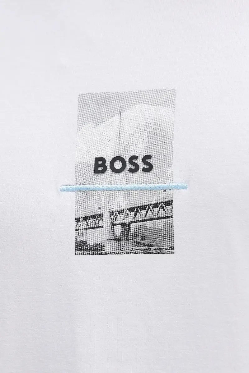 BOSS Green T-shirt Uomo Bianco 3124604 miniatura 5