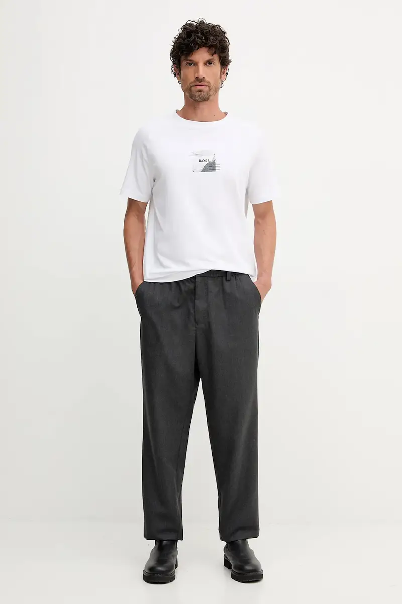 BOSS Green T-shirt Uomo Bianco 3423615 miniatura 2