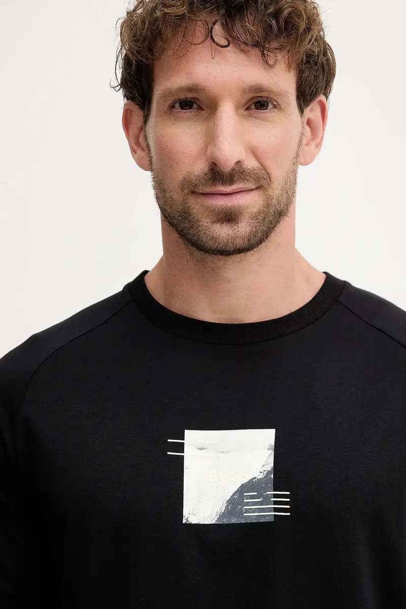 BOSS Green T-shirt Uomo Nero 3427073 miniatura 4