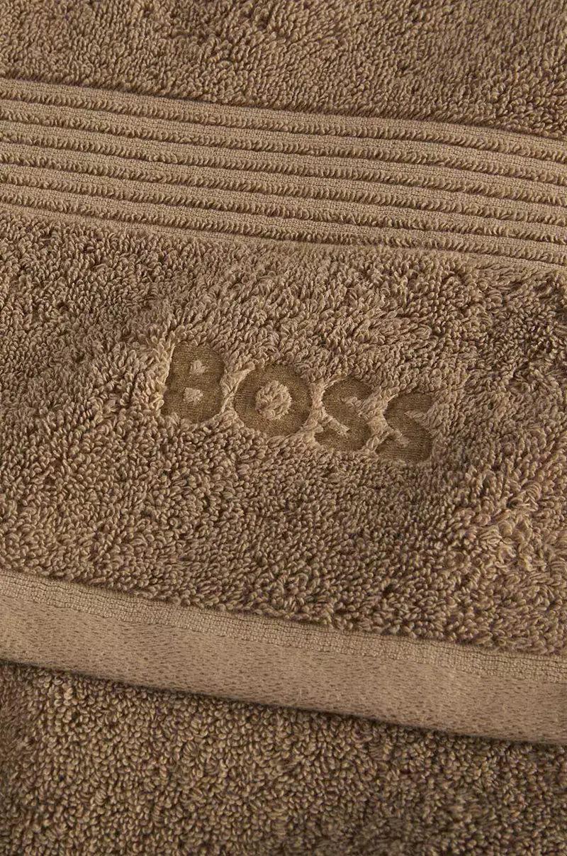 Hugo Boss asciugamano grande in cotone Bath Sheet Loft 100 x 150 cm Giallo miniatura 2