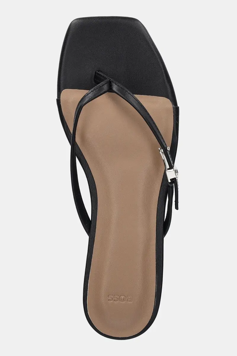 infradito in pelle Charlize donna colore nero 50542228 miniatura 4