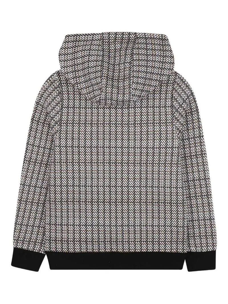Boss Kidswear Felpa Nero e Bianco miniatura 2