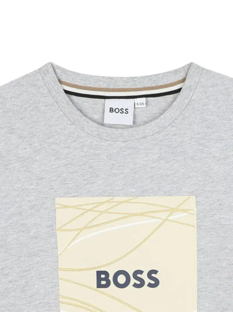 BOSS KIDSWEAR T-shirt Grigio 4015543 miniatura 3