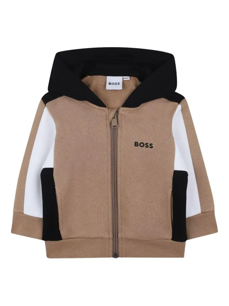 Boss Kidswear Giacca Biscotto con Cappuccio