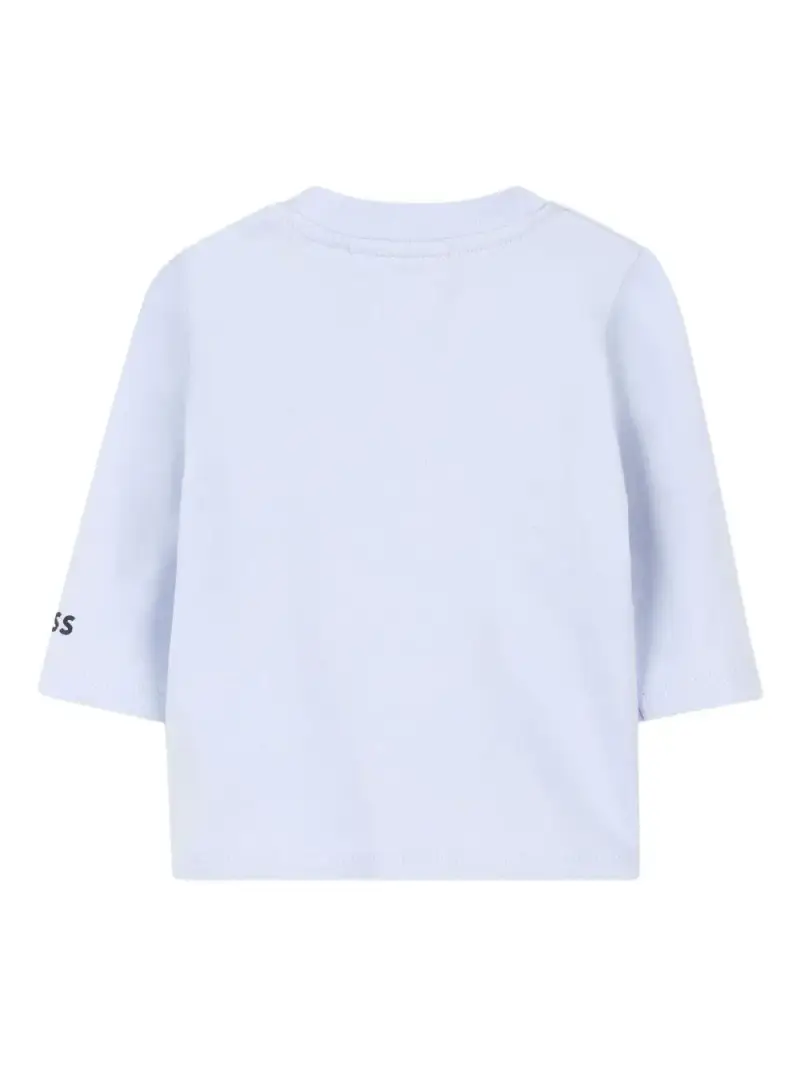 Boss Kidswear Maglietta blu cielo miniatura 2