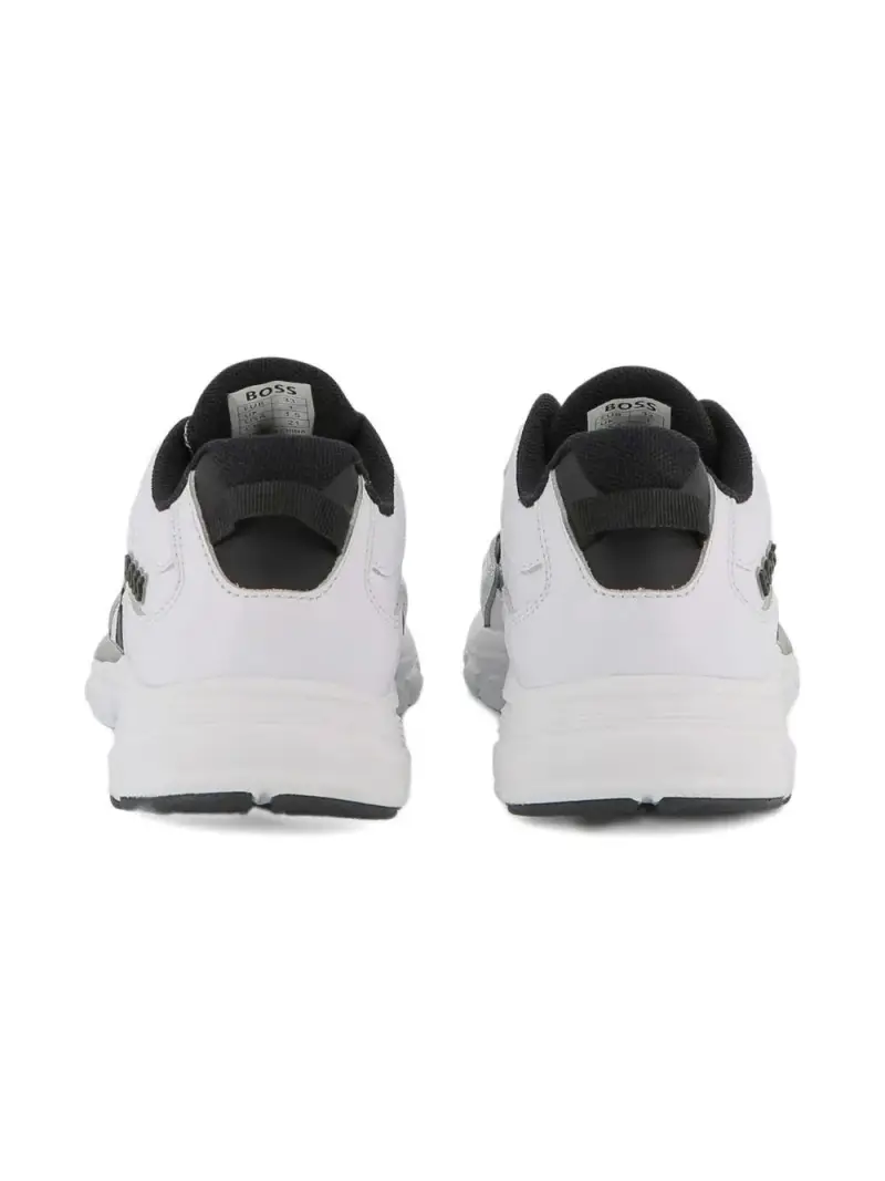 Boss Kidswear Sneakers bianco e nero miniatura 3