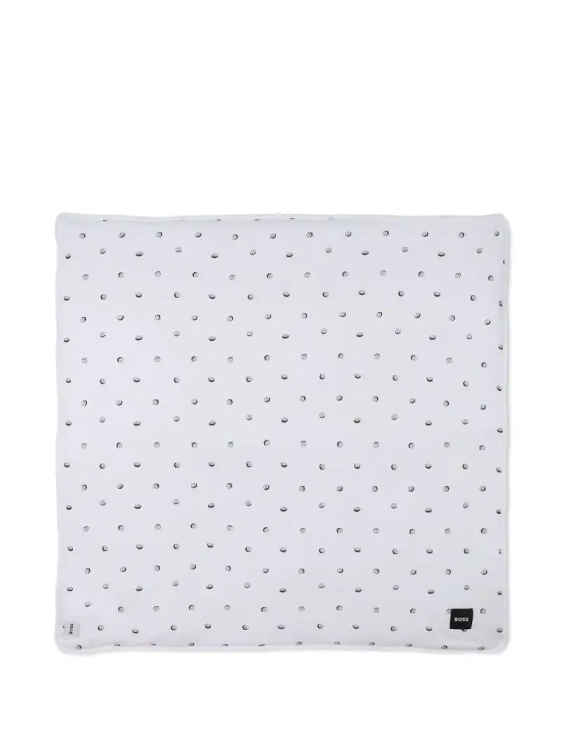 Boss Kidswear Coperta Bianco con Pois