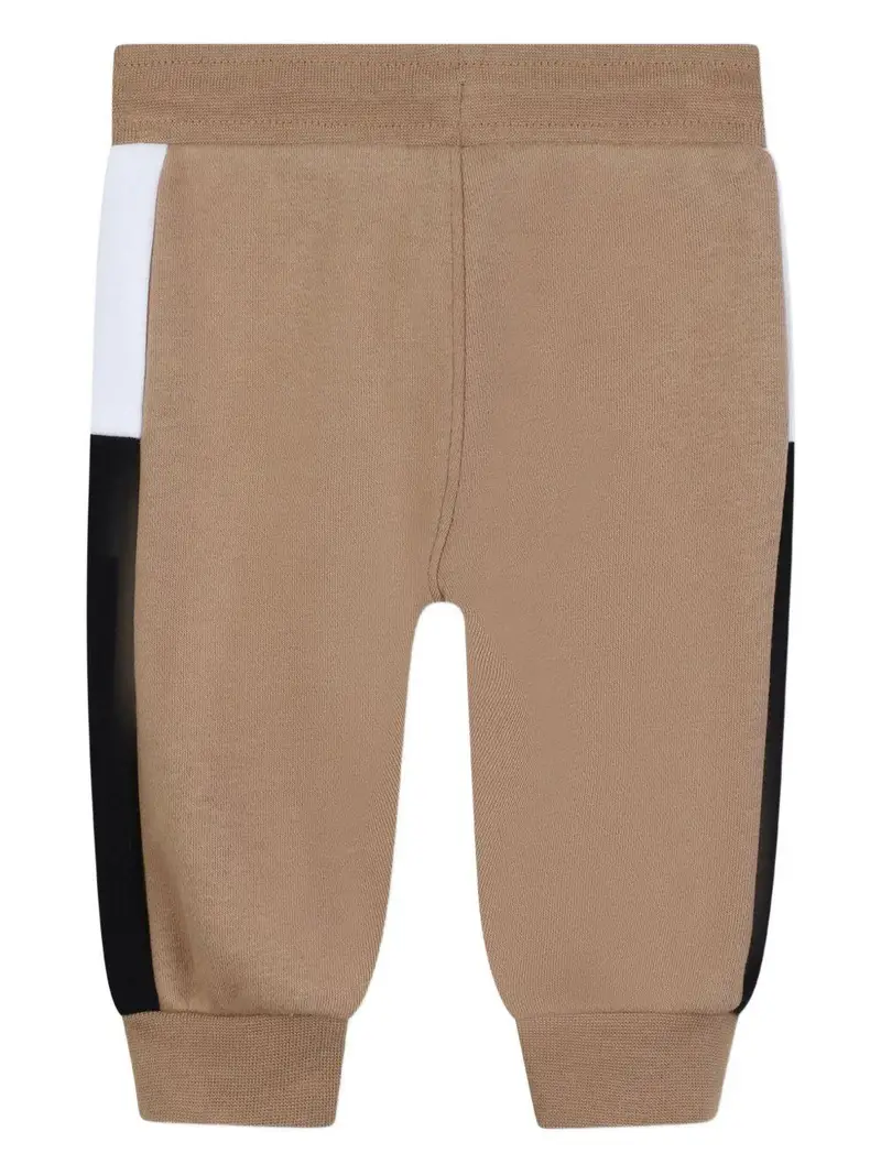 Pantaloni Sportivi con Inserti a Contrasto Biscotto miniatura 2