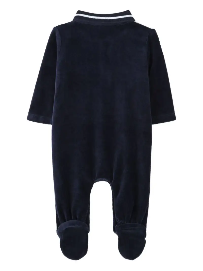 Pigiama BOSS Kidswear Blu con Logo miniatura 3