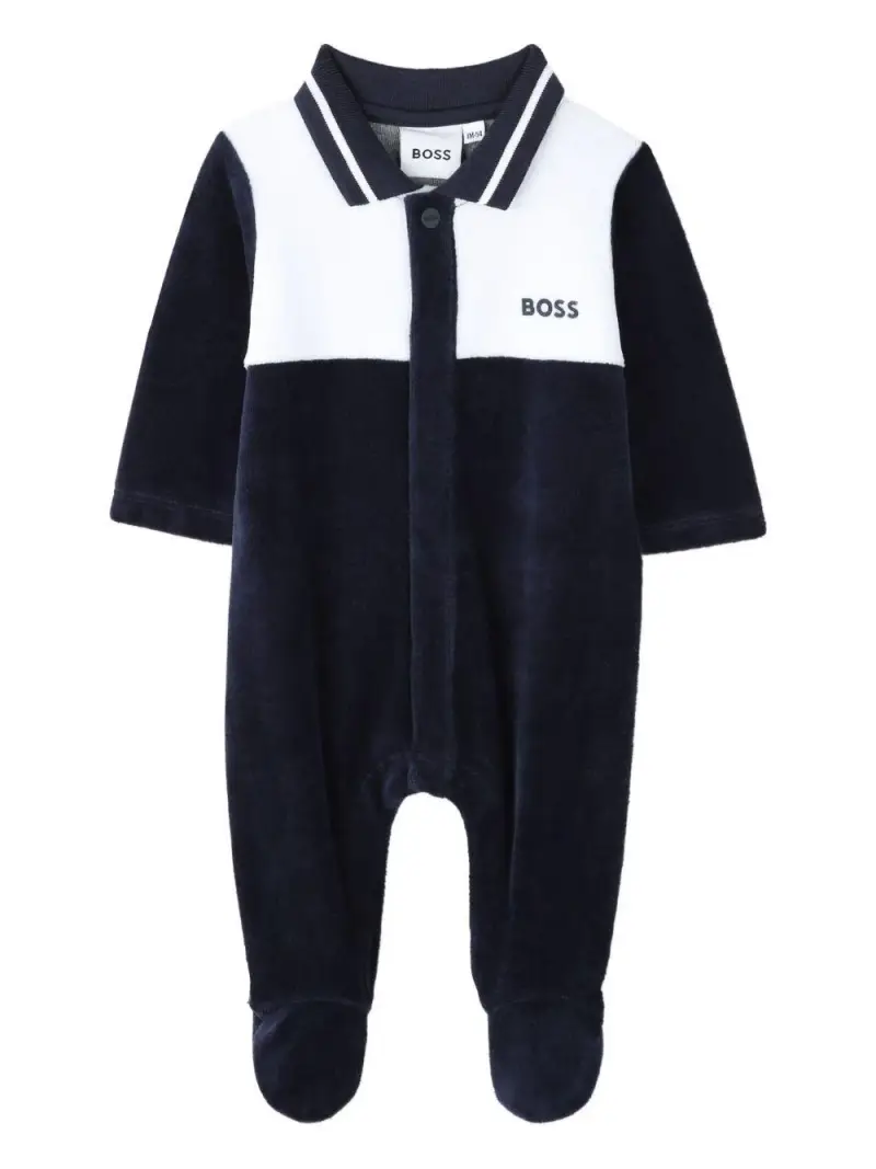 Pigiama BOSS Kidswear Blu con Logo