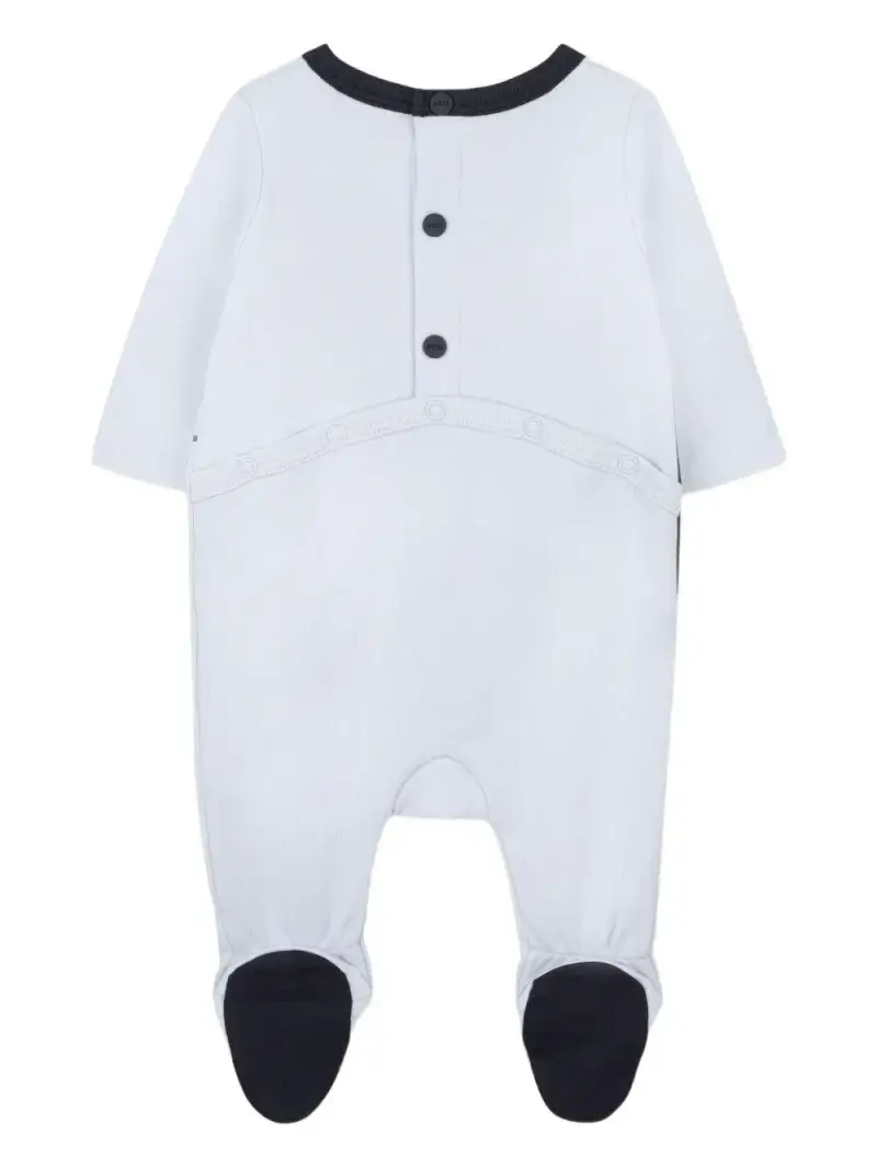 Pigiama BOSS Kidswear con Stampa Grafica Blu cielo miniatura 3