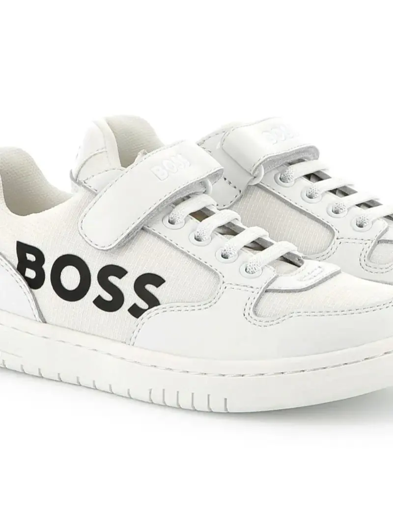 Sneakers boss bianche Bianco miniatura 2