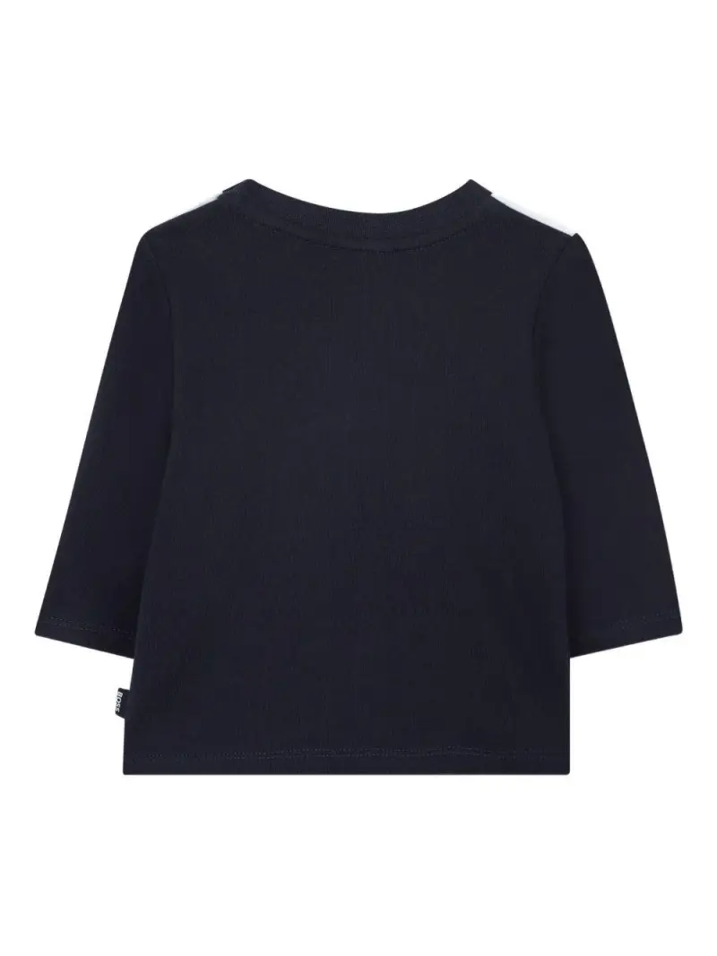 Tuta Sportiva in Cotone Biologico Blu miniatura 3