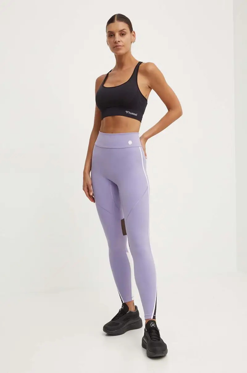 Boss Leggings Donna Viola 3925880 miniatura 2