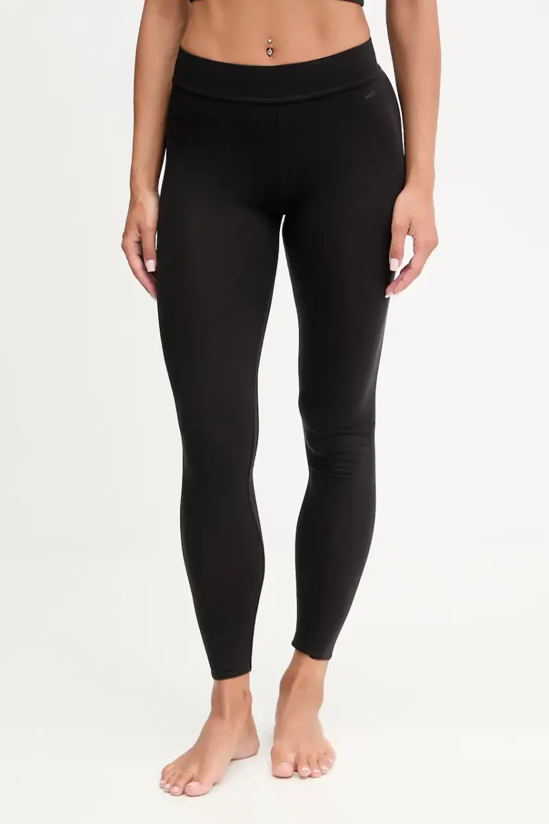 leggins lounge con lana colore nero 50550092