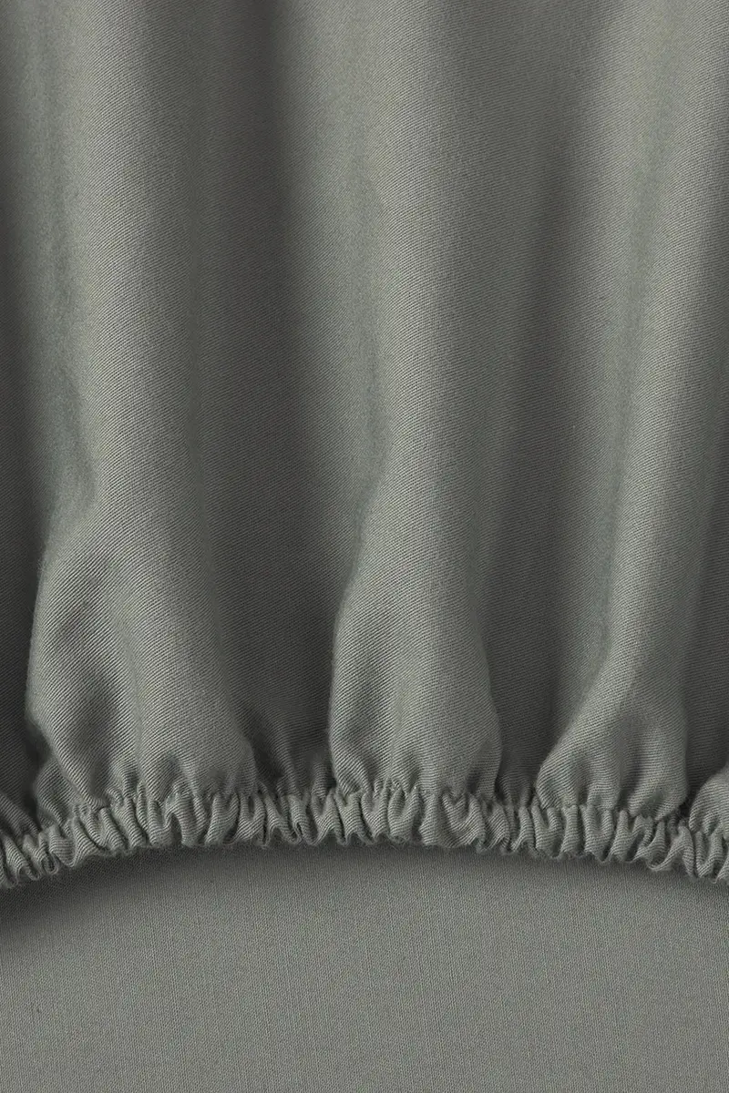 lenzuolo con angoli in cotone BEBOSS Khaki 140 x 200 cm Verde miniatura 2