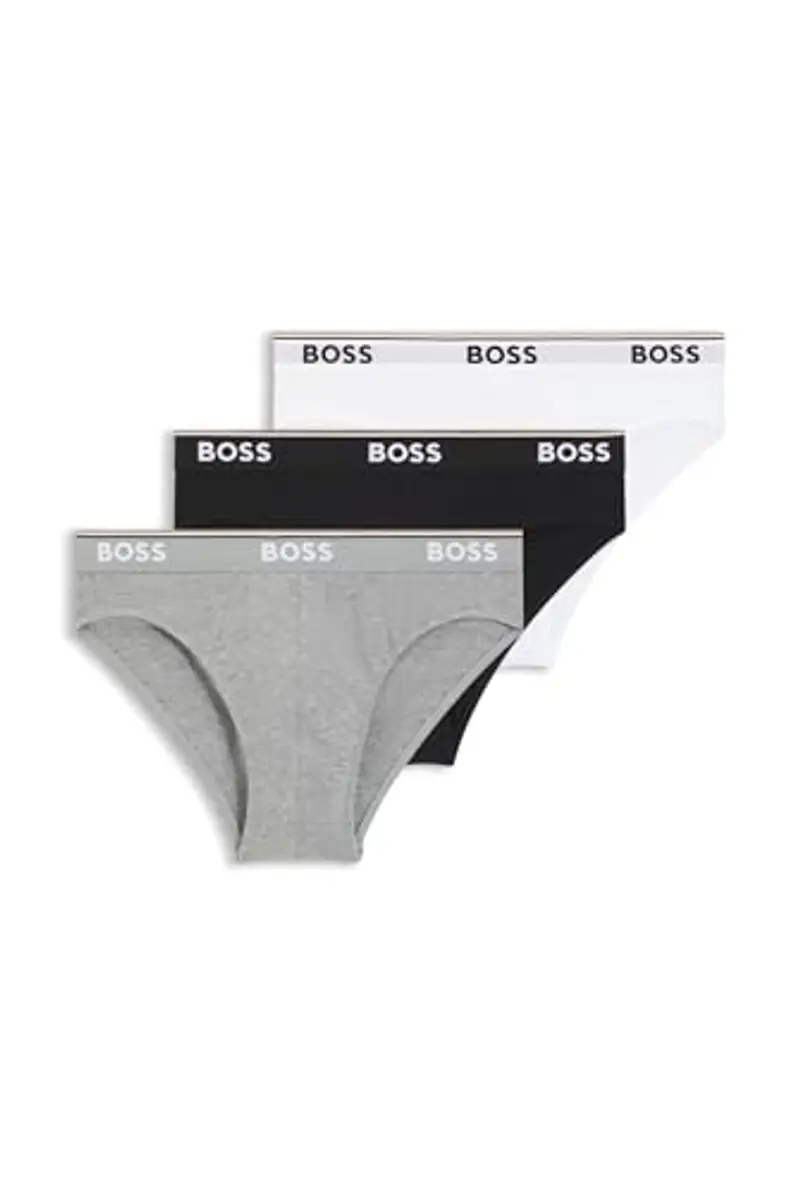 BOSS Lettera 3P Power Mutande, Assorted Pre-Pack 999, L Uomo
