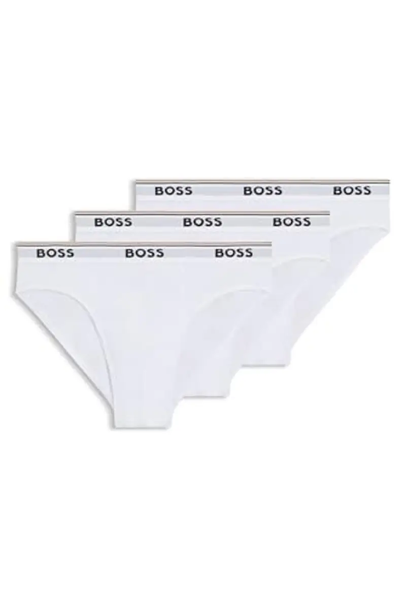 BOSS Lettera 3P Power Mutande, White 100, XL Uomo