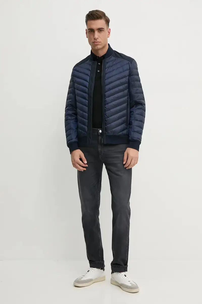 longsleeve con aggiunta di cotone Nero miniatura 2