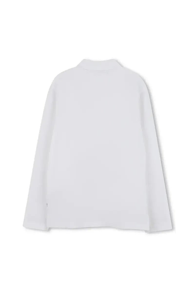 longsleeve in cotone bambino/a colore bianco J52333 miniatura 2