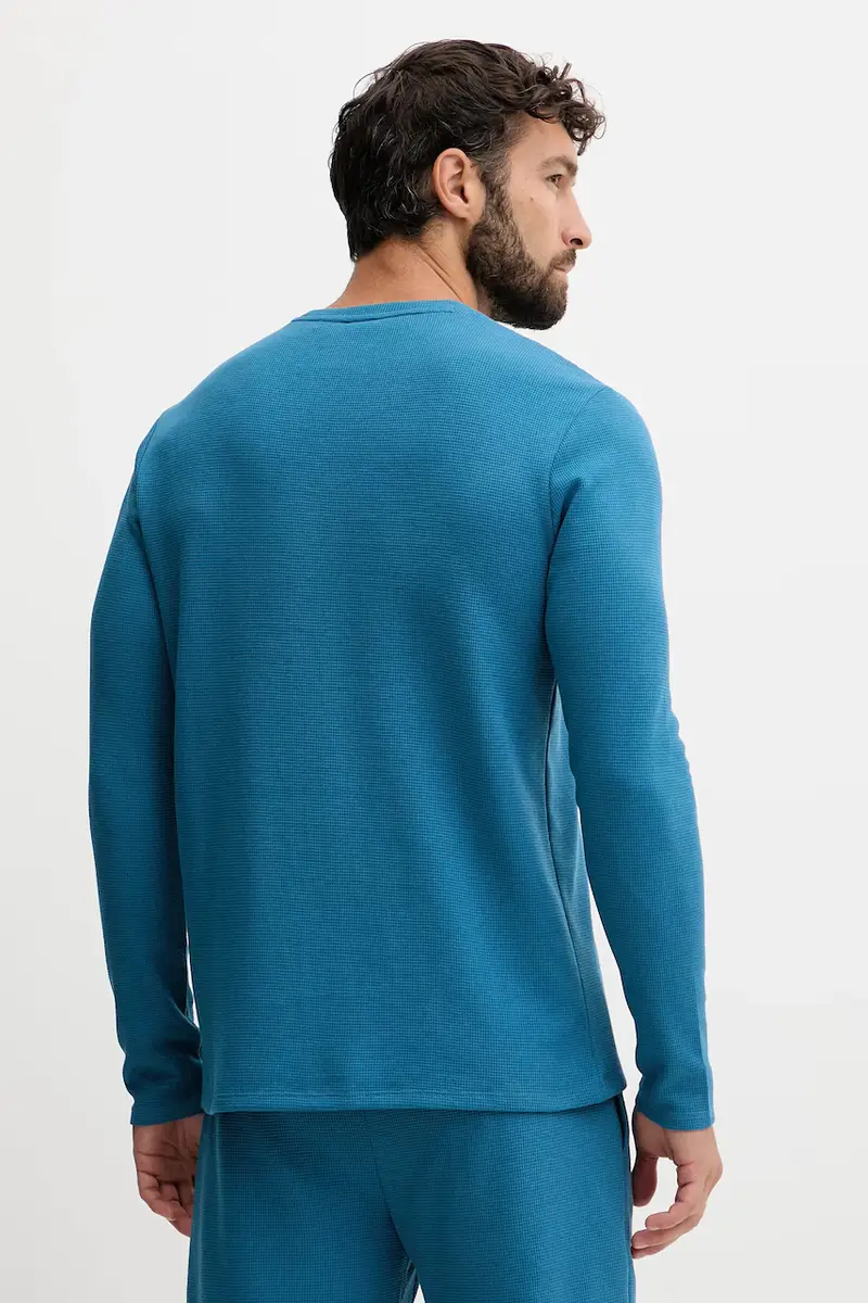 longsleeve lounge colore marrone 50535870 Blu miniatura 3