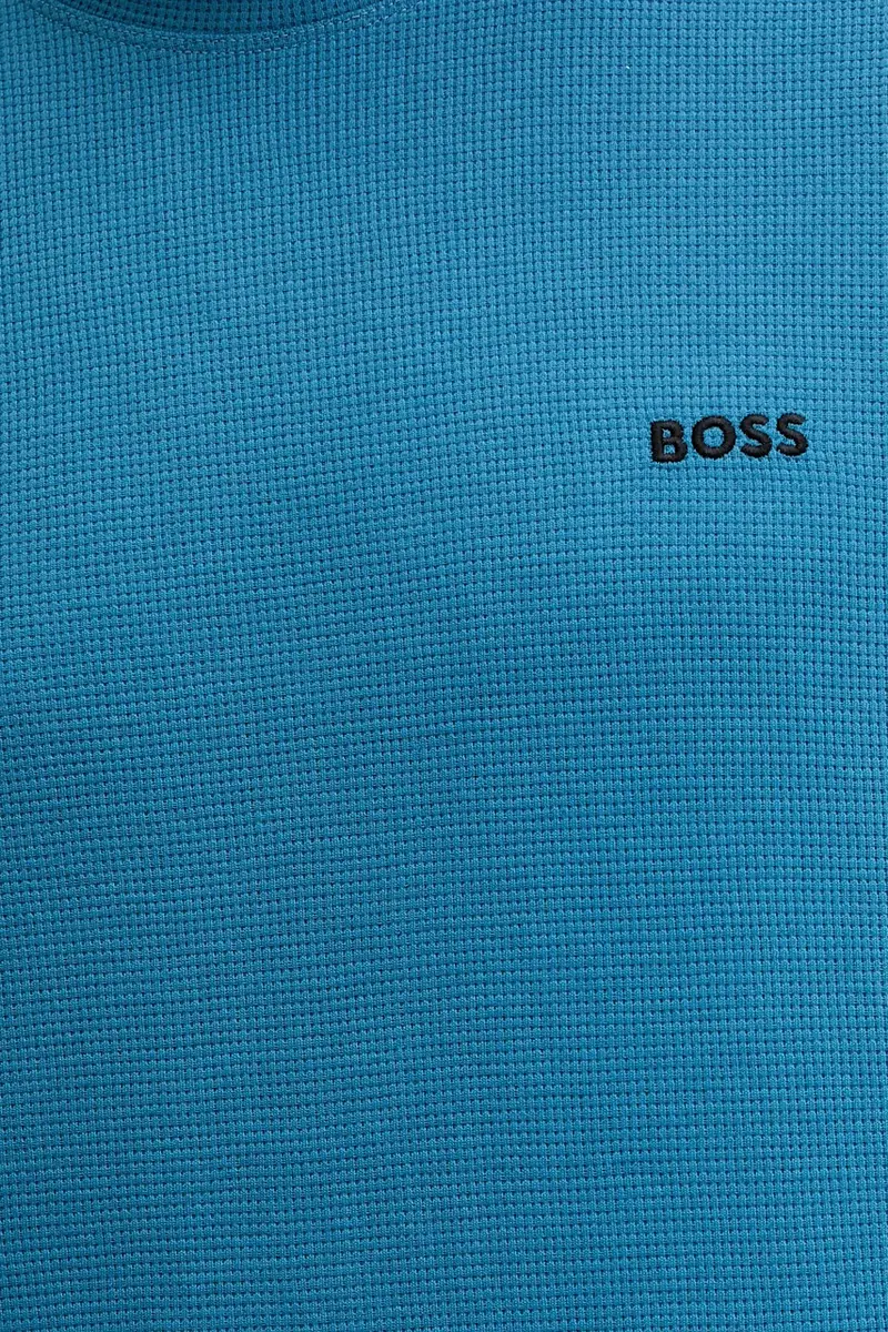 longsleeve lounge colore marrone 50535870 Blu miniatura 5