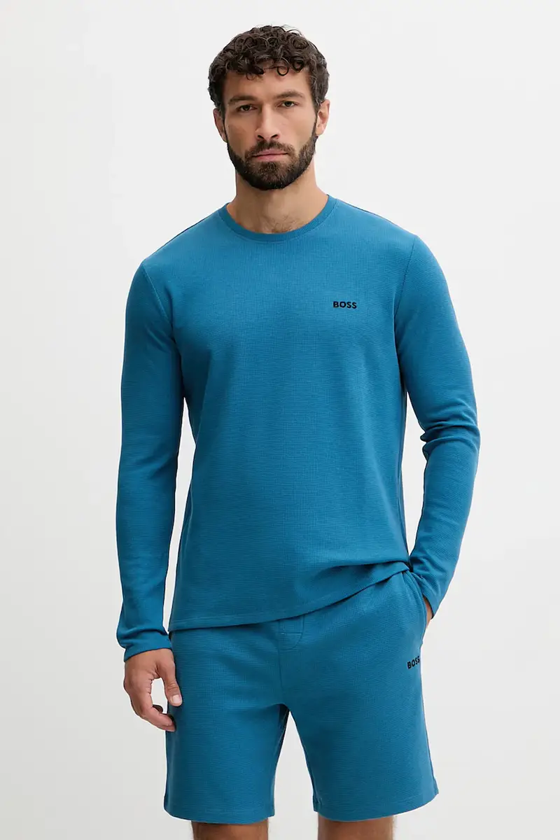 longsleeve lounge colore marrone 50535870 Blu