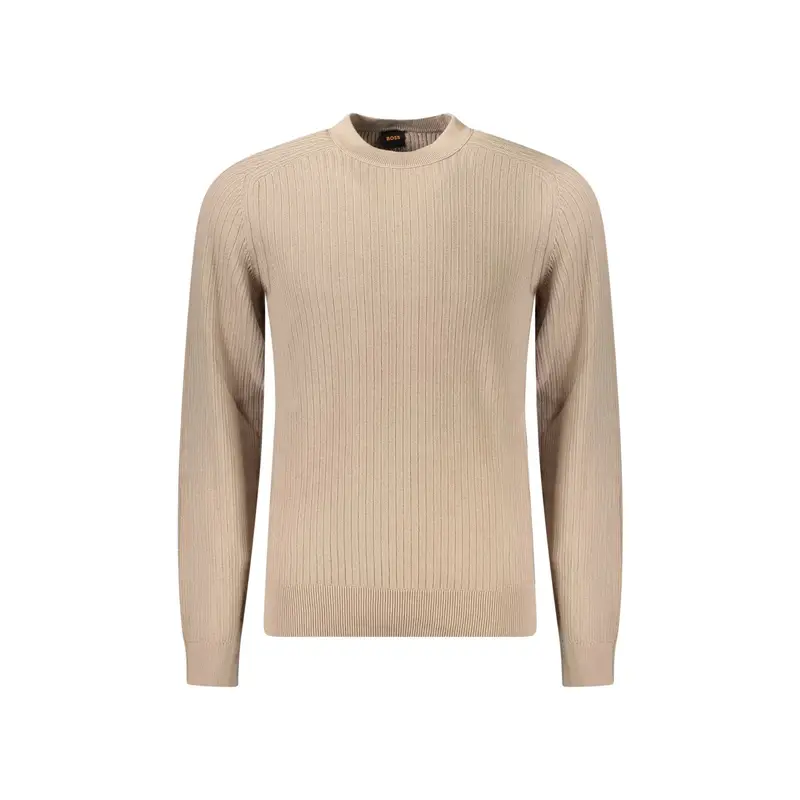Boss Maglia Uomo beige con Logo