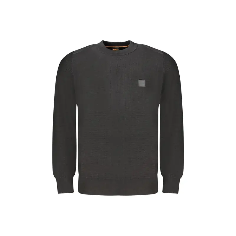 Maglia Uomo Nera Logo Nero