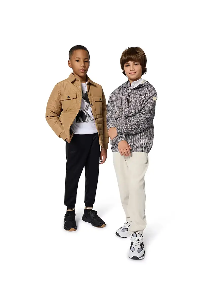 maglietta a maniche lunghe per bambini colore bianco J52362