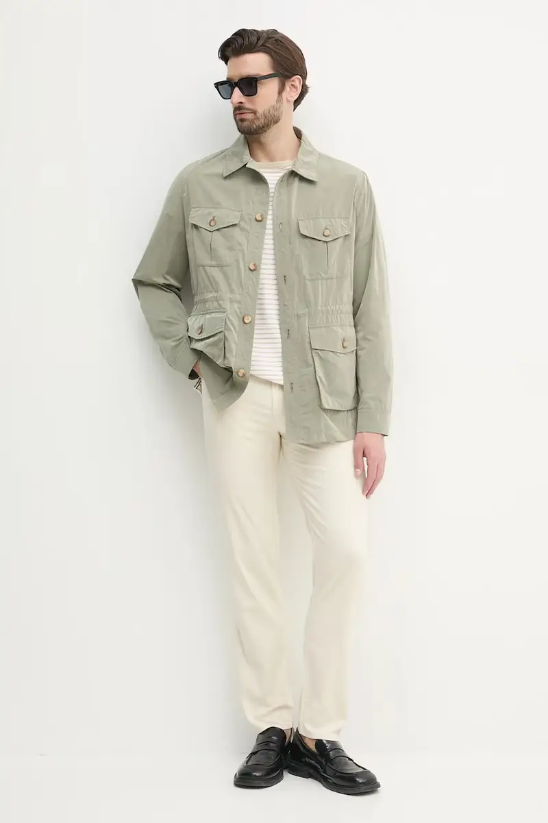 maglietta con aggiunta di lino uomo colore bianco 50537498 miniatura 2