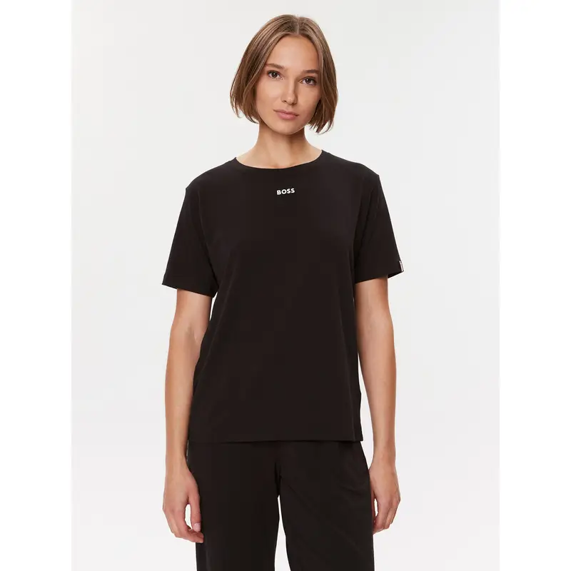 Maglietta del pigiama 50500326 Nero Regular Fit