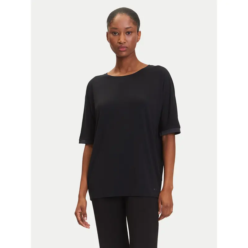 Maglietta del pigiama Sheen 50545569 Nero Relaxed Fit