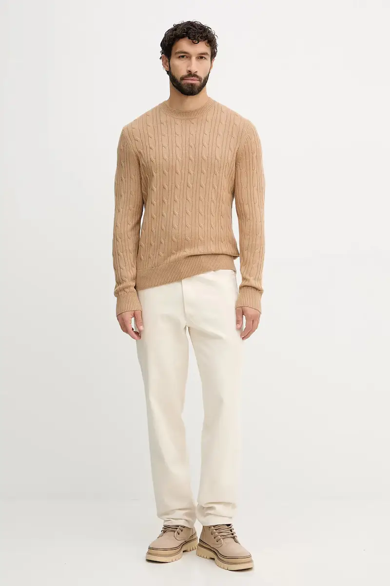 maglione con aggiunta di cachemire H-Hetico Verde miniatura 2