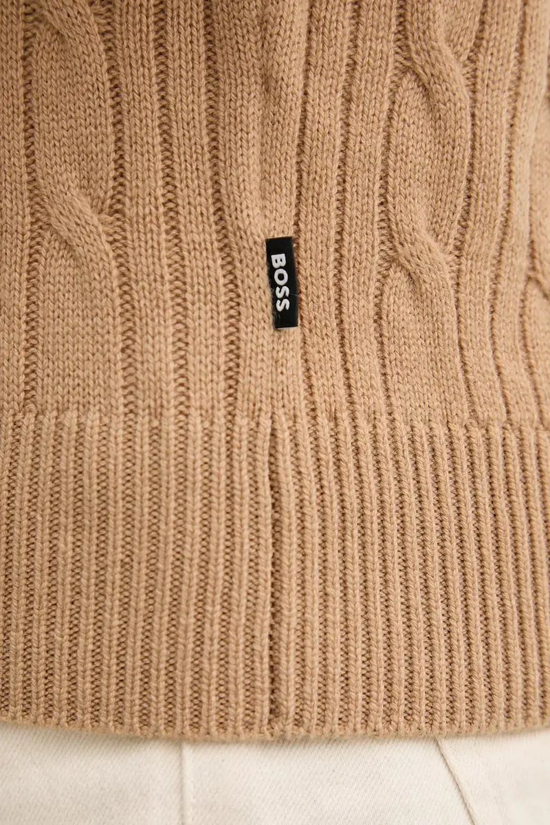 maglione con aggiunta di cachemire H-Hetico Verde miniatura 5