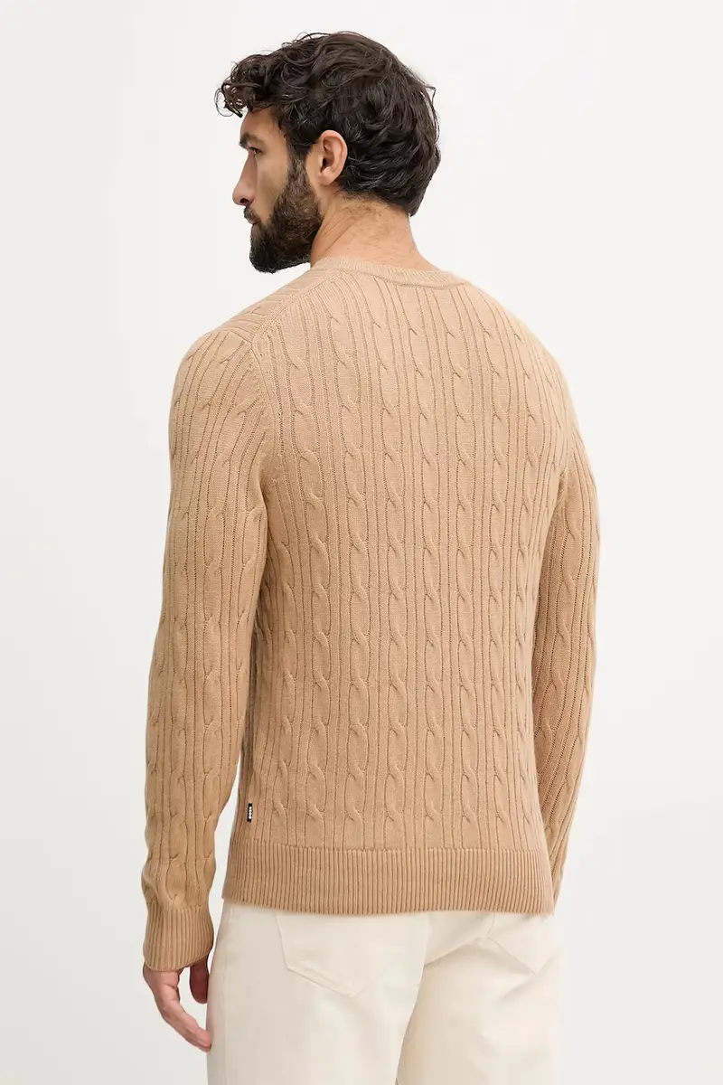 maglione con aggiunta di cachemire uomo 50549975 Verde miniatura 3