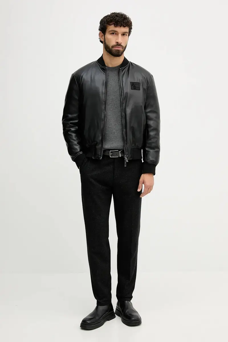 maglione con lana colore grigio 50549977 miniatura 2