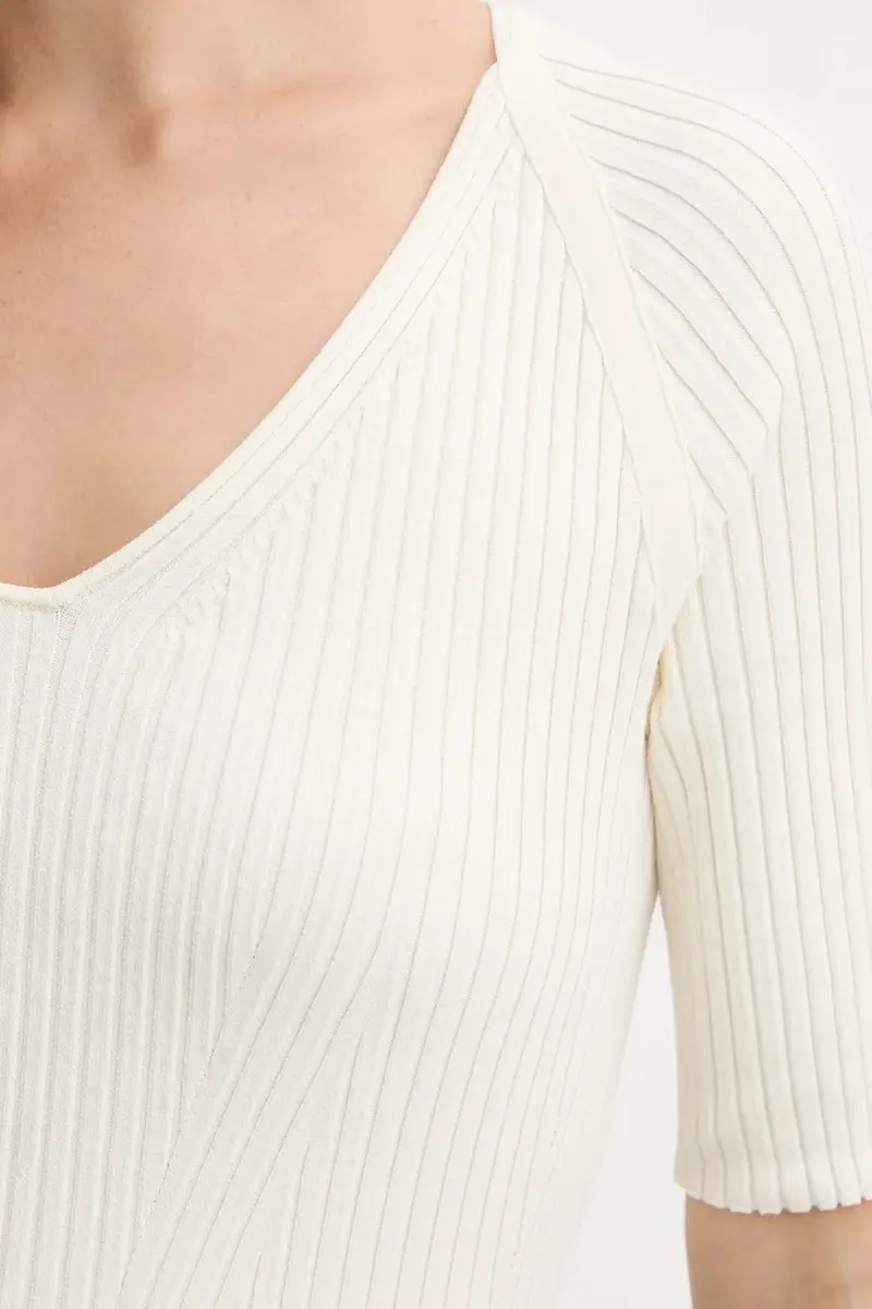 maglione donna colore beige 50542881 miniatura 5