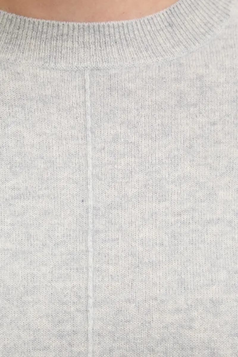 maglione in cachemirie donna colore grigio 50547883 miniatura 5