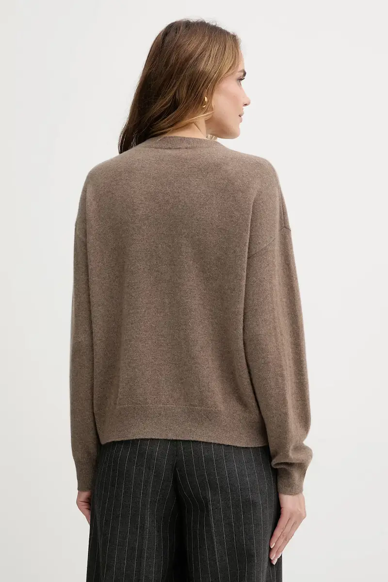 maglione in cachemirie Fascona Marrone miniatura 3