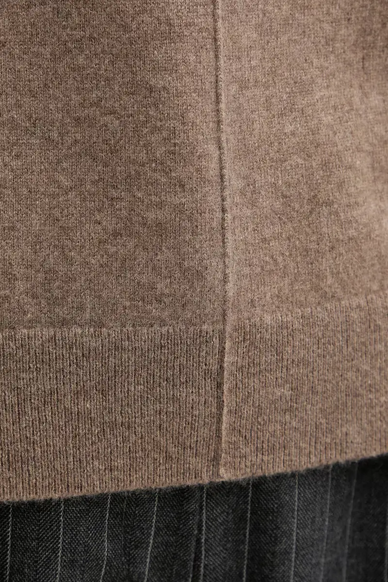 maglione in cachemirie Fascona Marrone miniatura 5