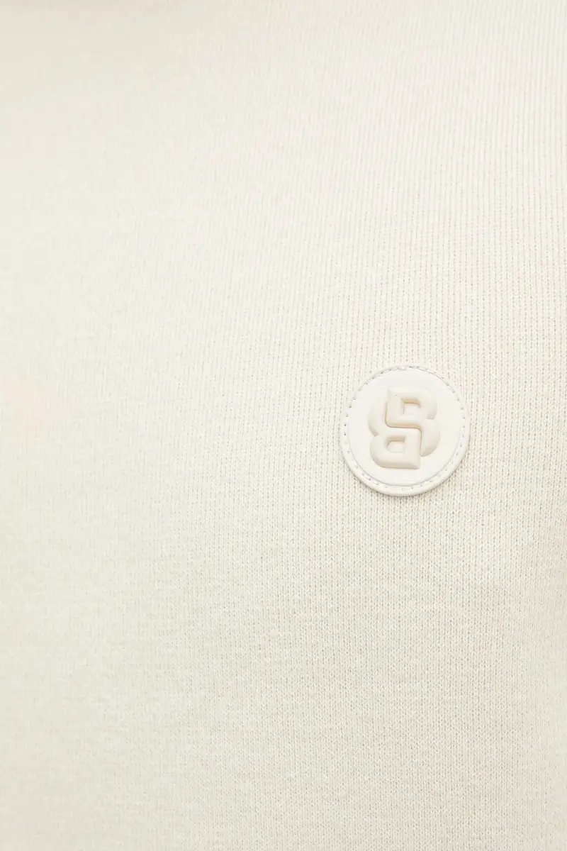 maglione in cotone uomo colore beige 50543136 miniatura 5