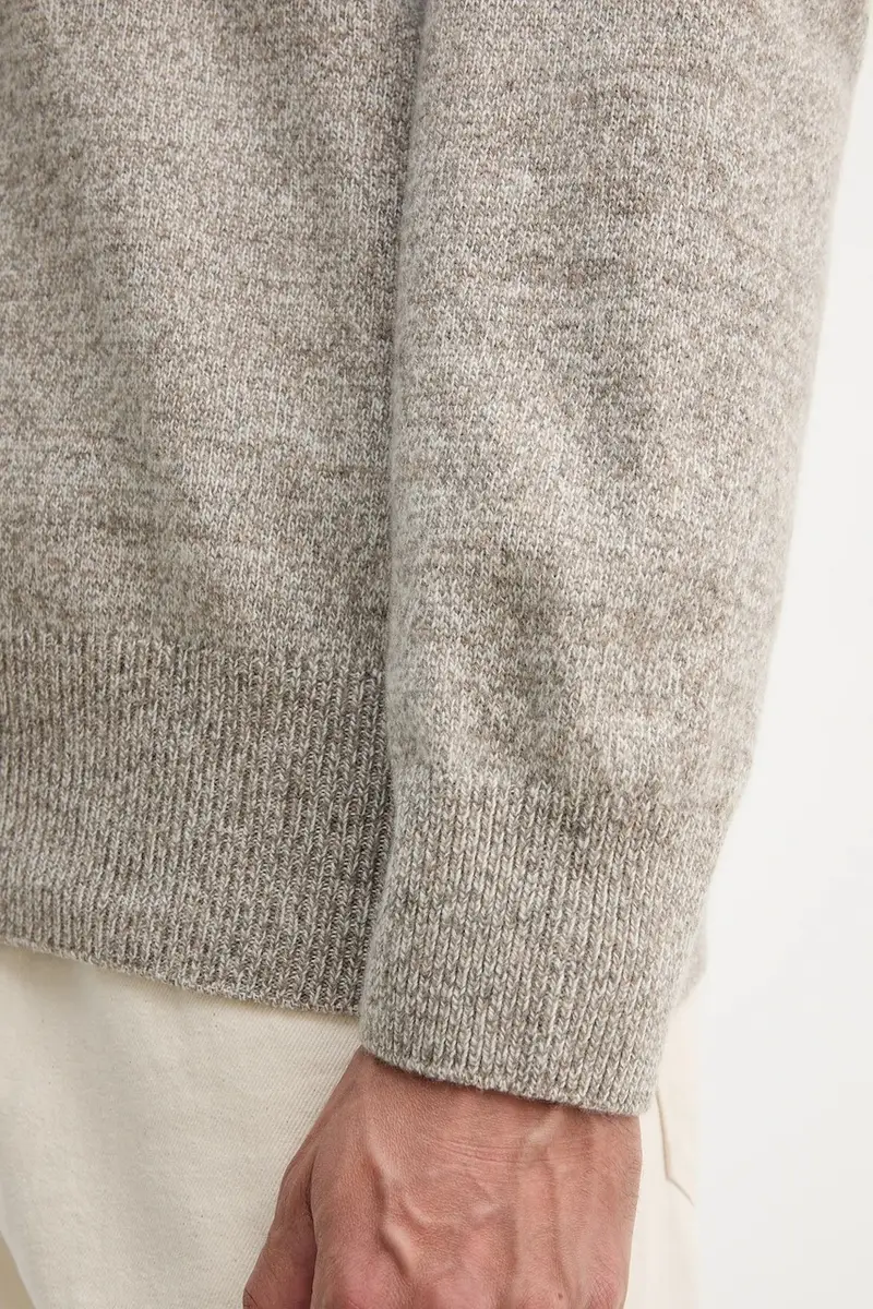 maglione in lana C-Hercole Beige miniatura 5