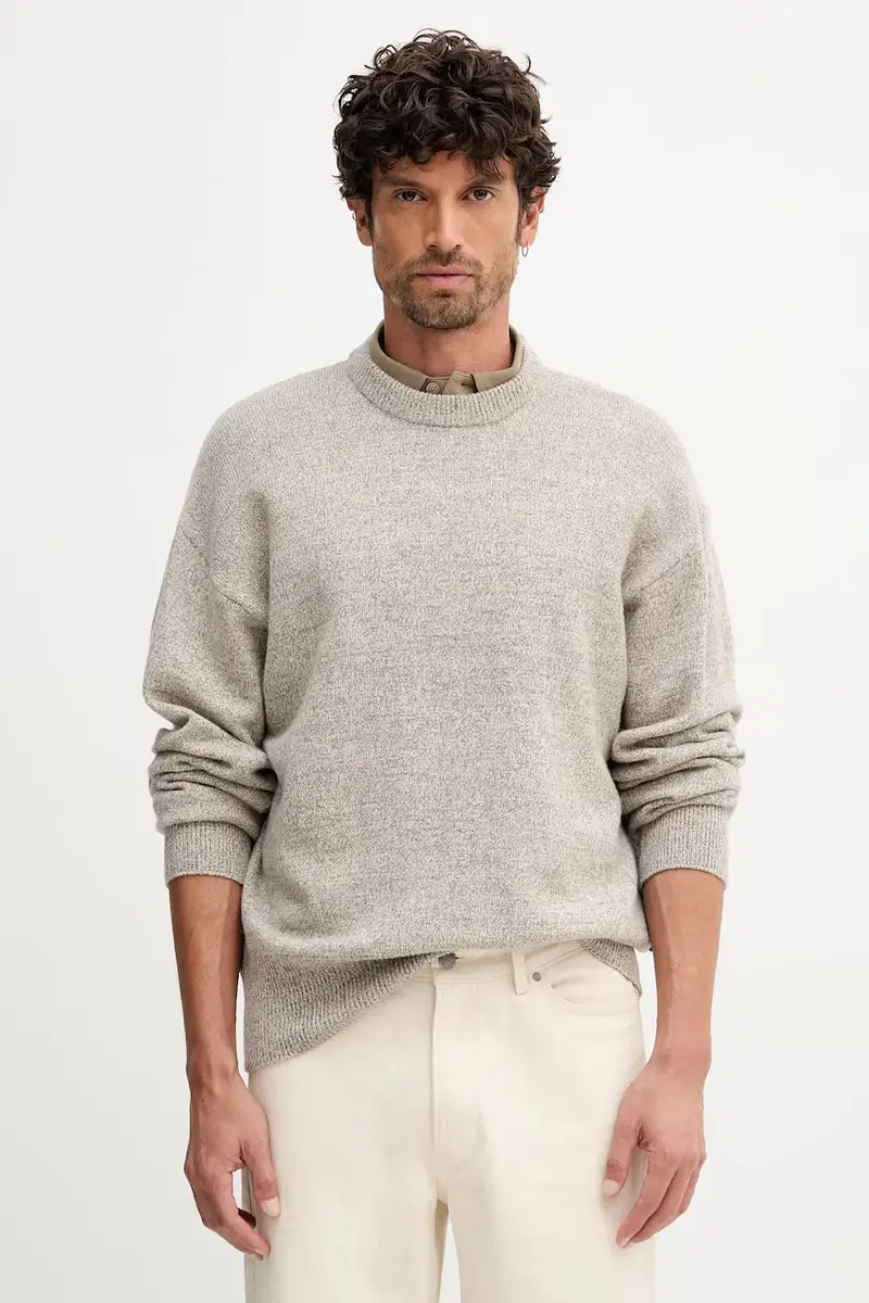 maglione in lana C-Hercole Beige