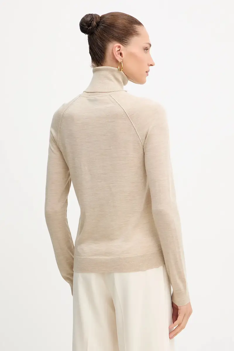 maglione in lana donna colore beige 50548298 miniatura 3