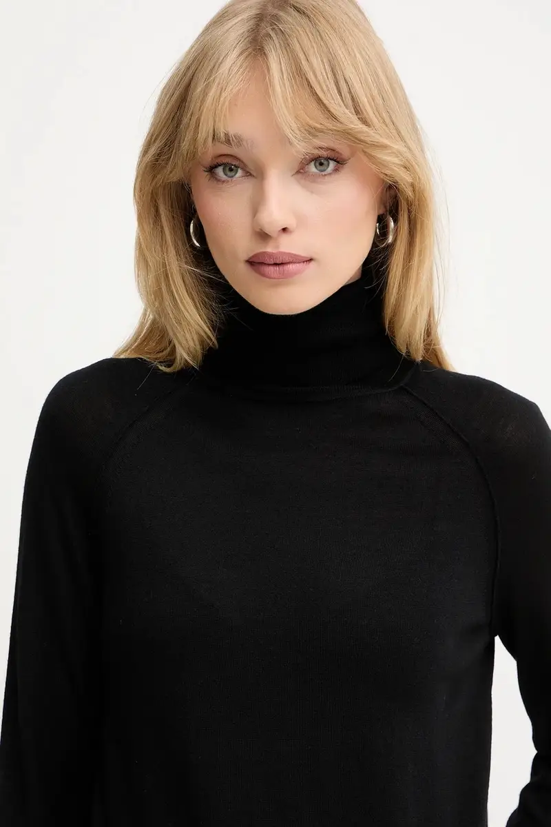 maglione in lana donna colore nero 50548298 miniatura 4