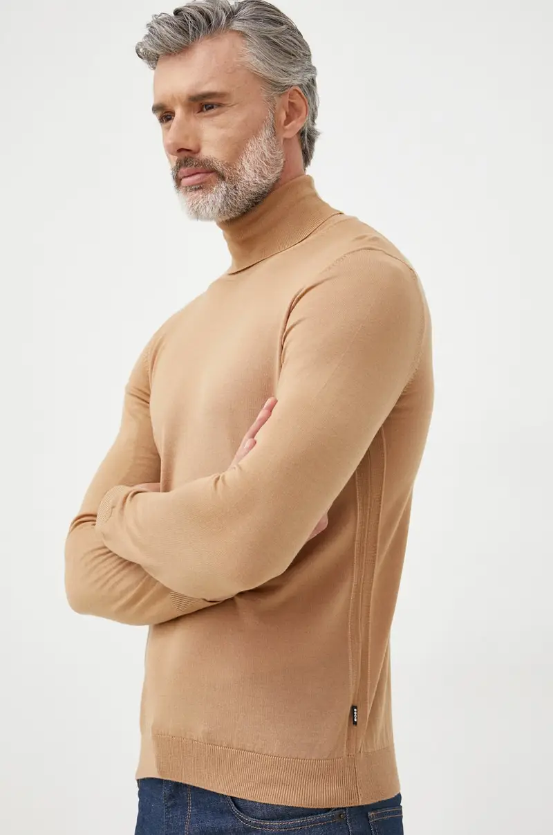 maglione in lana uomo Beige