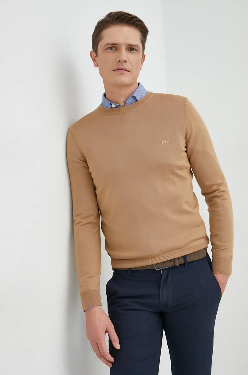 maglione in lana uomo Beige miniatura 2