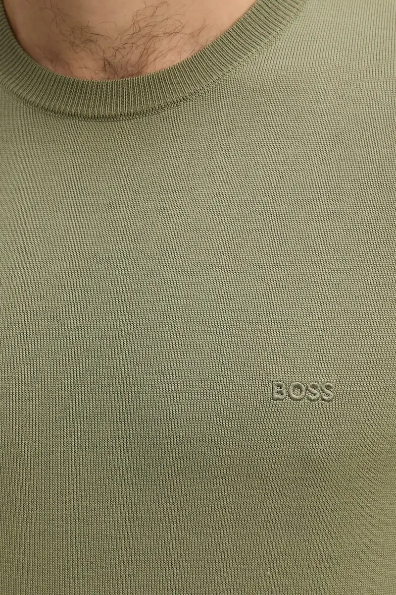 maglione in lana uomo colore nero Verde miniatura 5