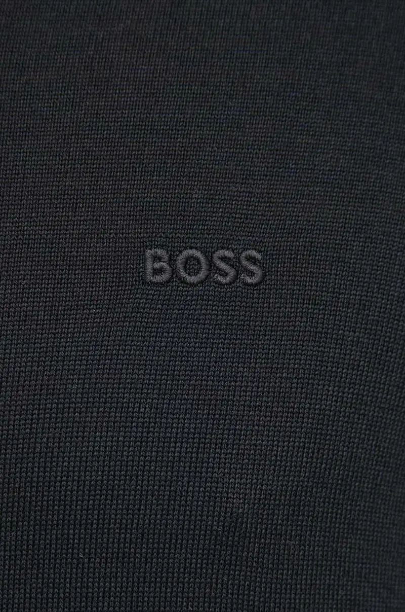 maglione in lana uomo Nero miniatura 5